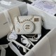 CHANEL CAMERA BAG Lambskin White