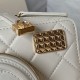 CHANEL CAMERA BAG Lambskin White