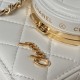 CHANEL CAMERA BAG Lambskin White